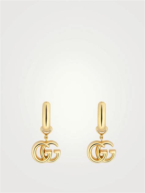 gucci earrings holt renfrew|GUCCI Interlocking G 18K Gold Earrings .